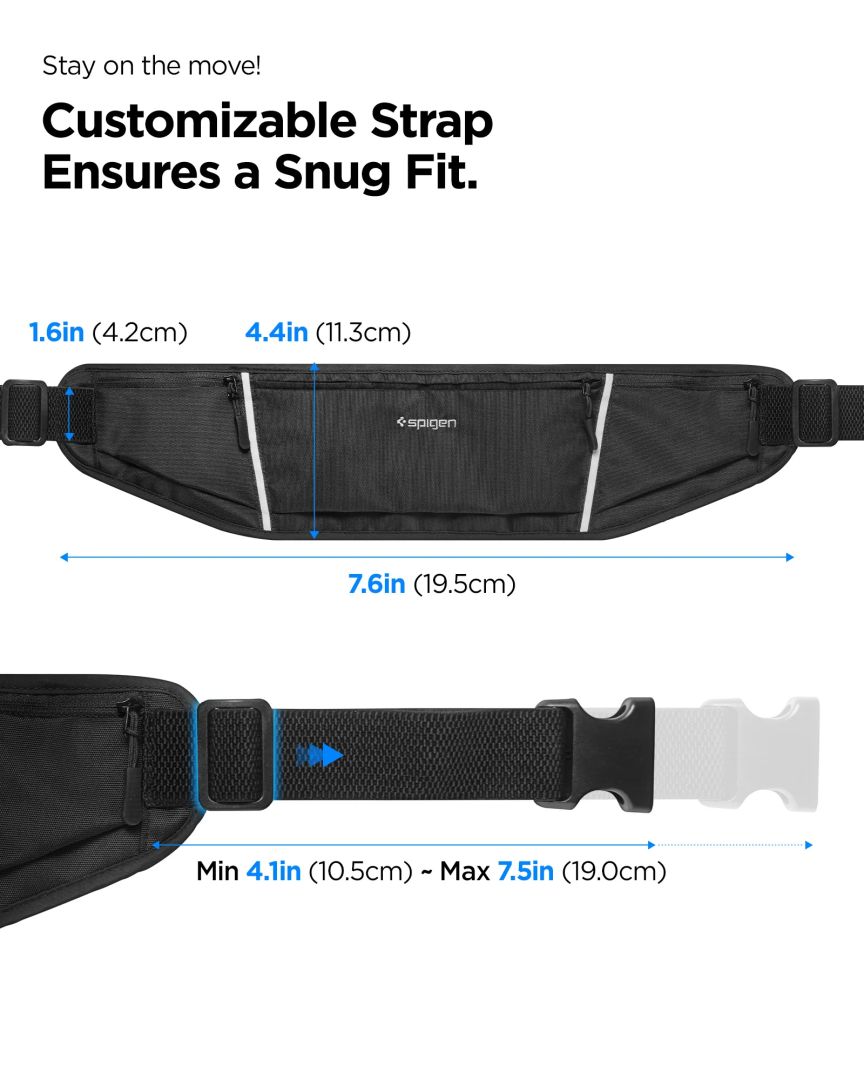 Spigen Dynamic Shield Waist Bag A710 Black