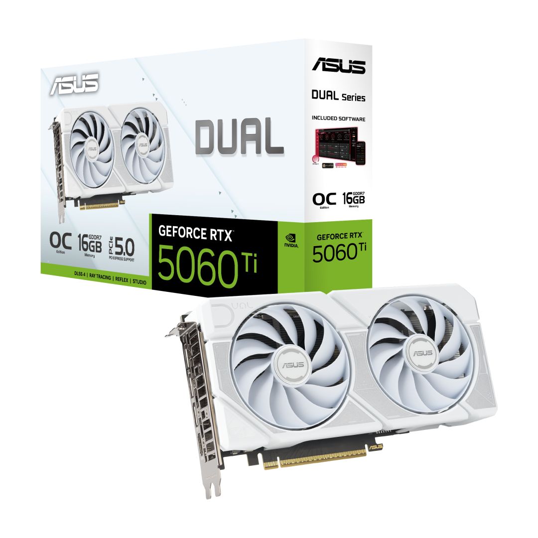 Asus DUAL-RTX5060TI-O16G-WHITE
