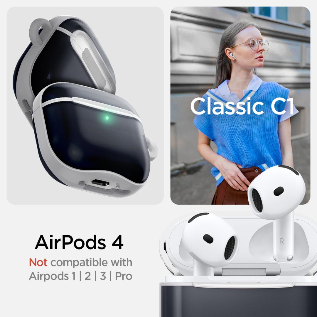Spigen Classic C1 AirPods 4 Graphite