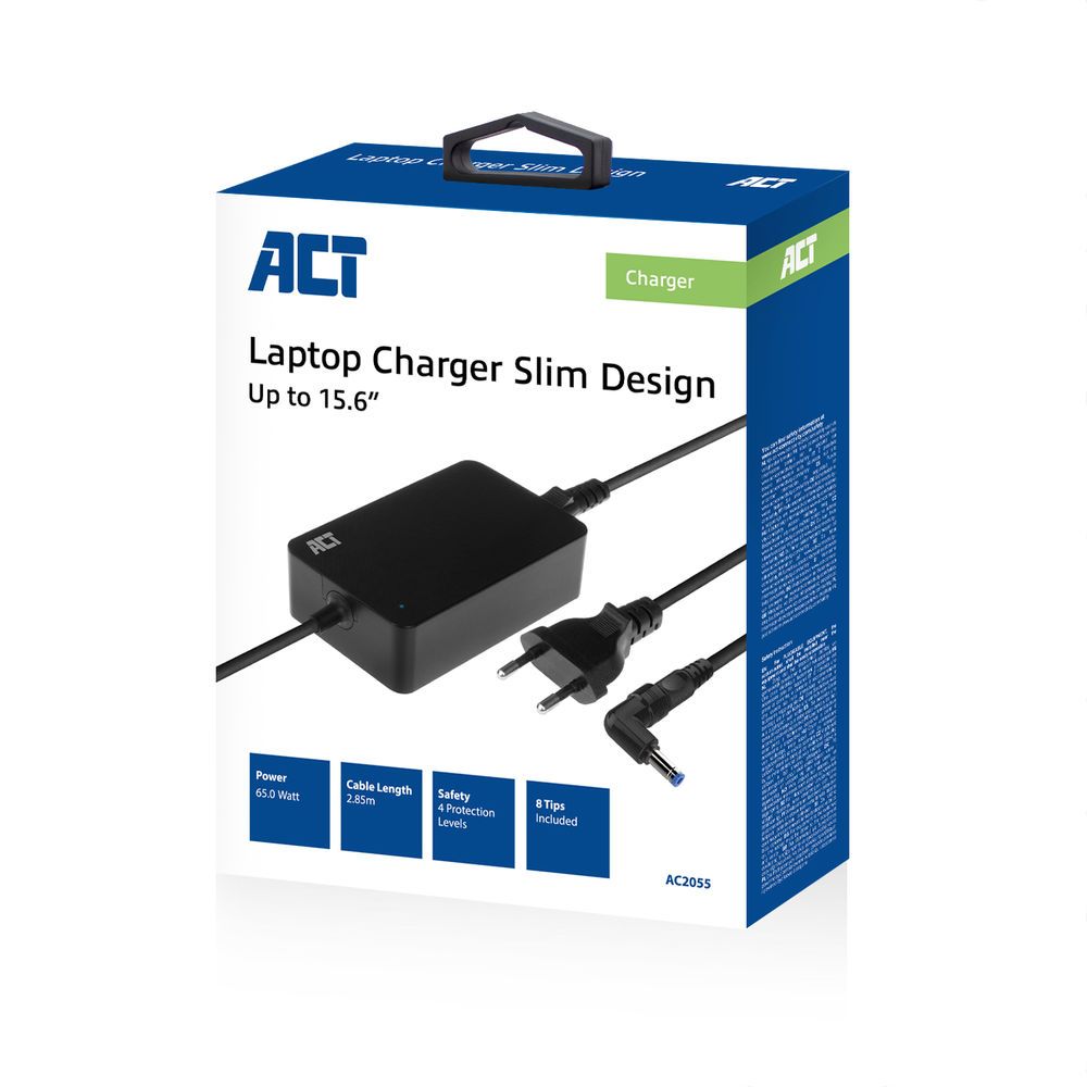 ACT AC2055 20V / 3,25A 65W univerzális hálózati notebook töltő