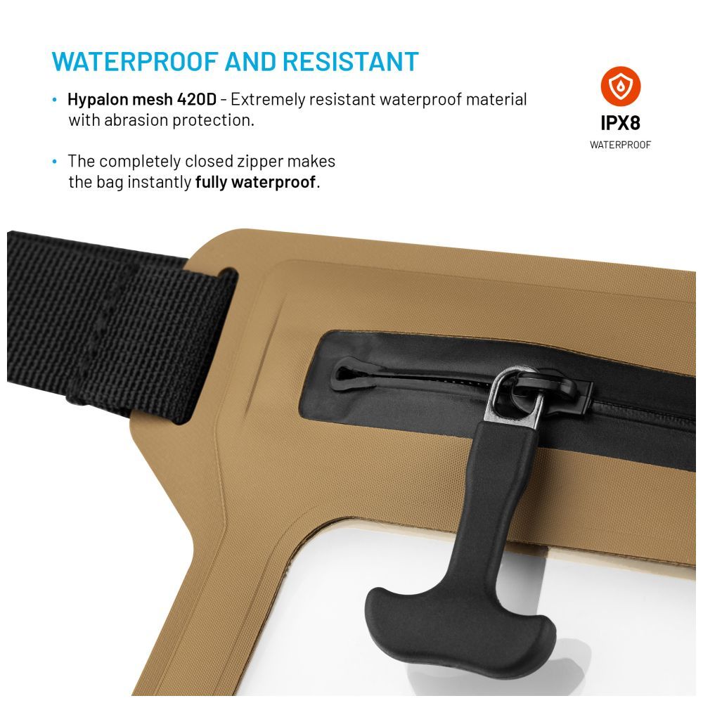 FIXED vízálló övtáska, khaki