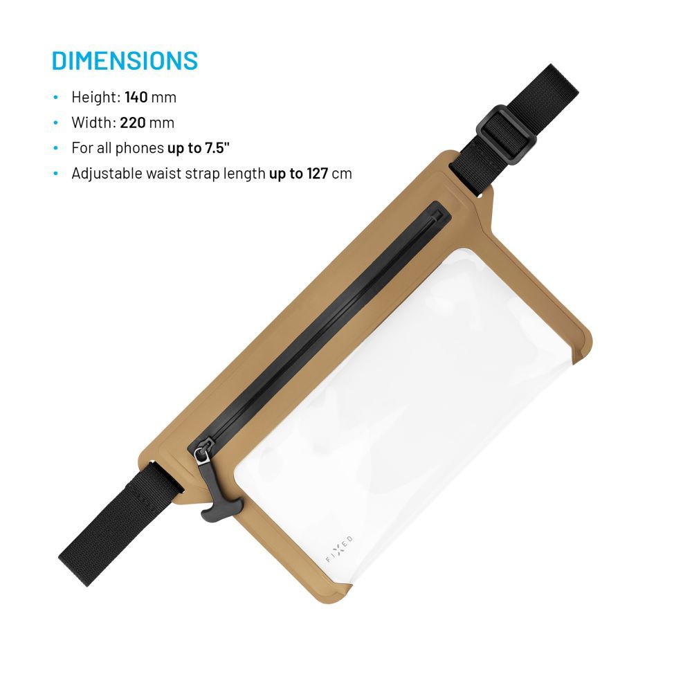 FIXED vízálló övtáska, khaki