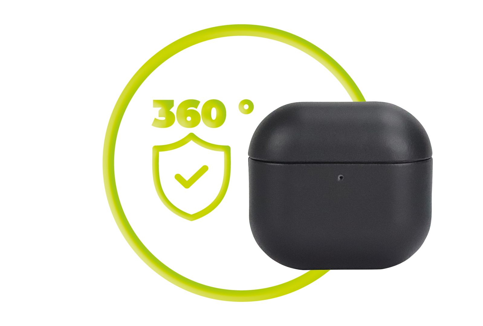 Mobile Origin AirPods 4 Leather case Black