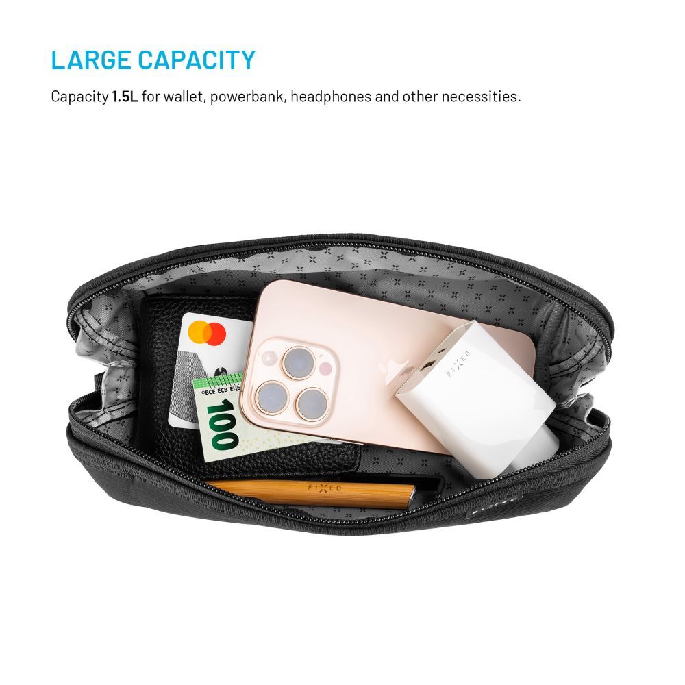 FIXED kézitáska, fekete