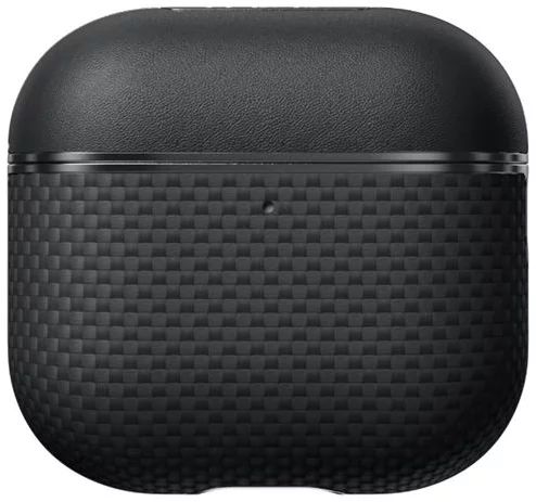 Pitaka Aramid Fiber Magnetic Case for AirPods 4 Black/Grey