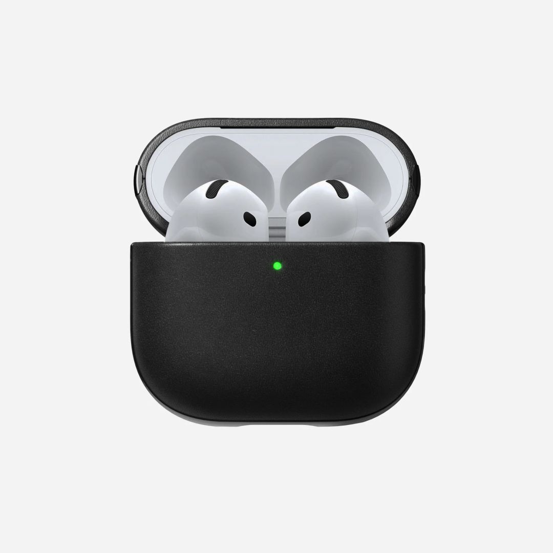 Nomad Modern Leather Case for Airpods 4 Black