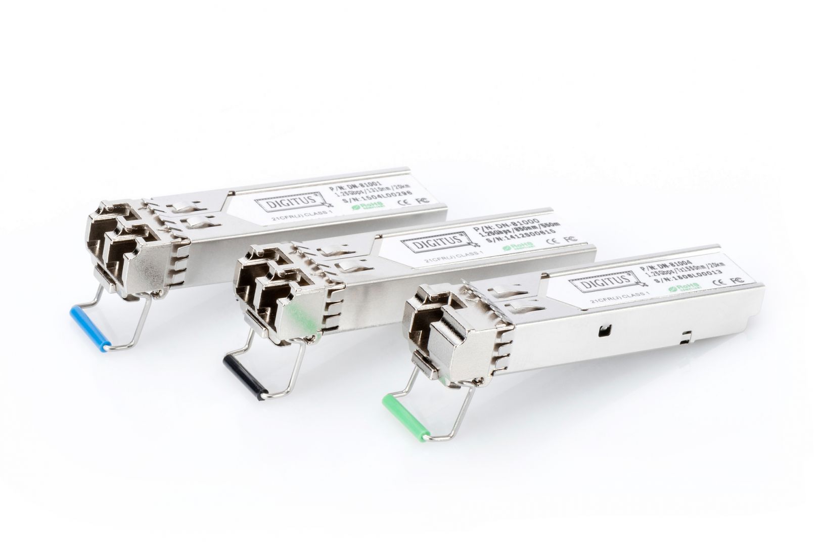 Digitus DN-81000-04 halózati adó-vevő modul Száloptikai 1250 Mbit/s SFP 850 nm
