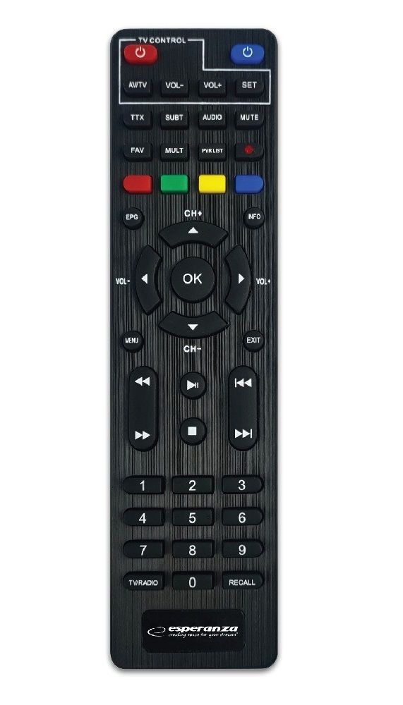 Esperanza EV107P DVB-T/T2 digital terrestrial TV decoder