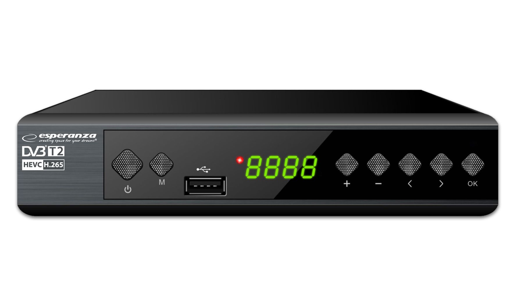 Esperanza EV111P DVB-T/T2 digital terrestrial TV decoder