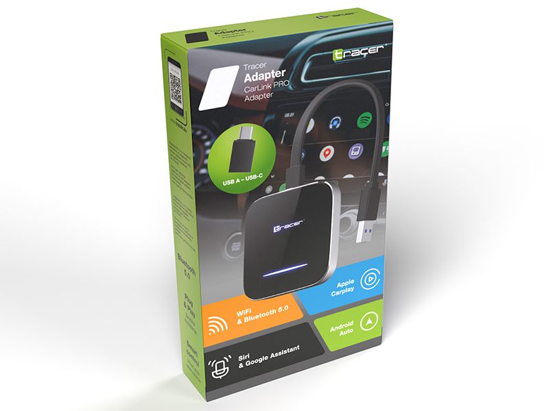 Tracer CarLink Pro Auto Adapter Black