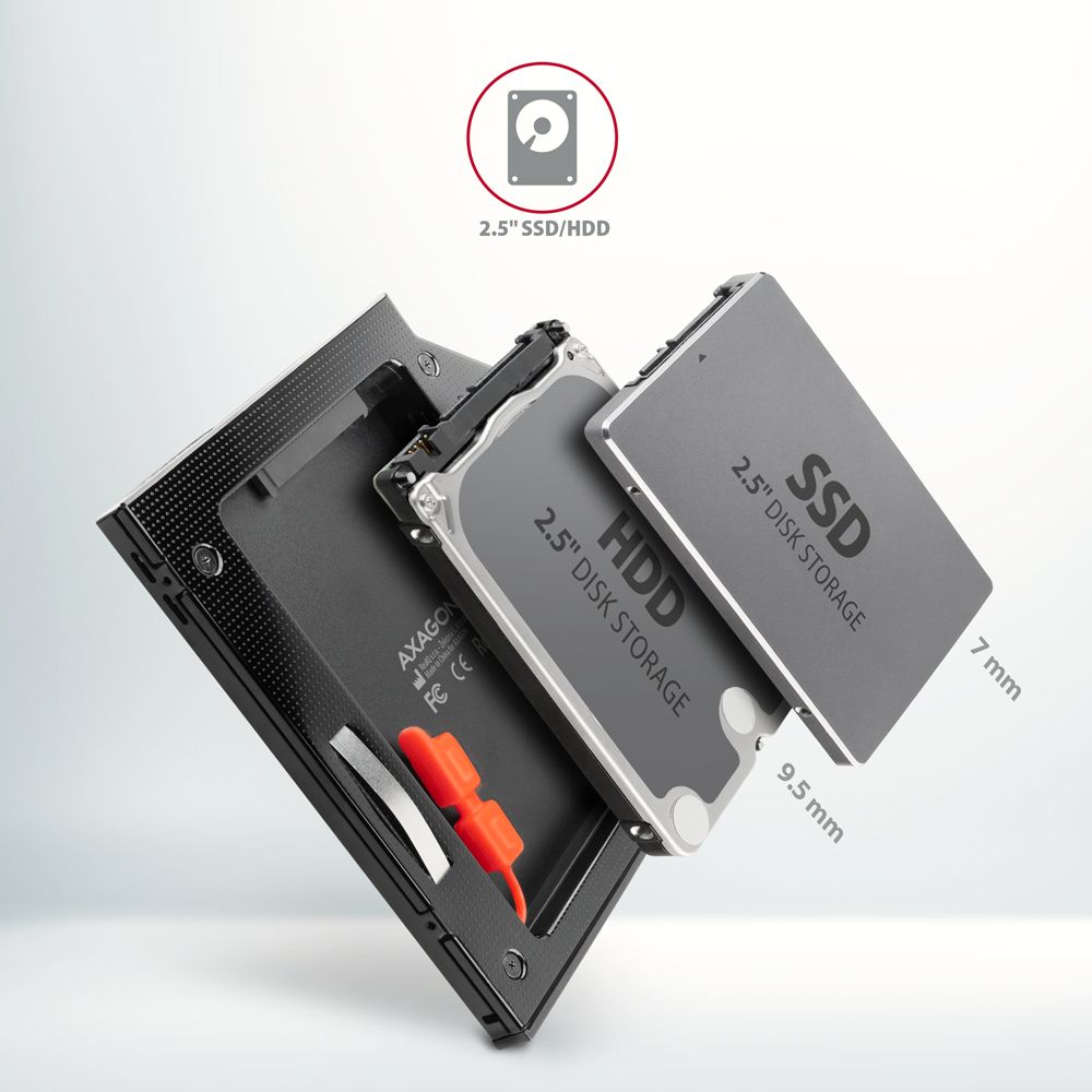 AXAGON RSS-CD09 ODD – 2,5