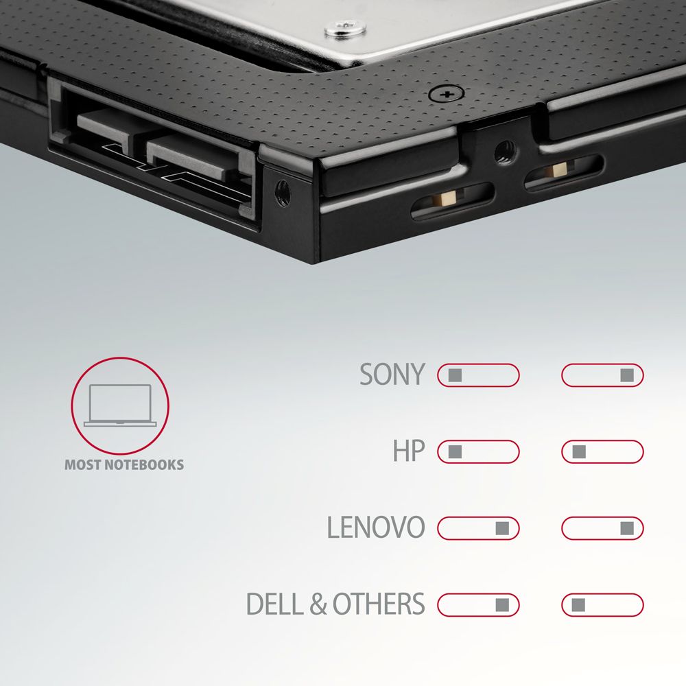 AXAGON RSS-CD09 ODD – 2,5