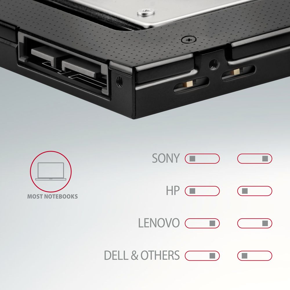 AXAGON RSS-CD12 ODD – 2,5