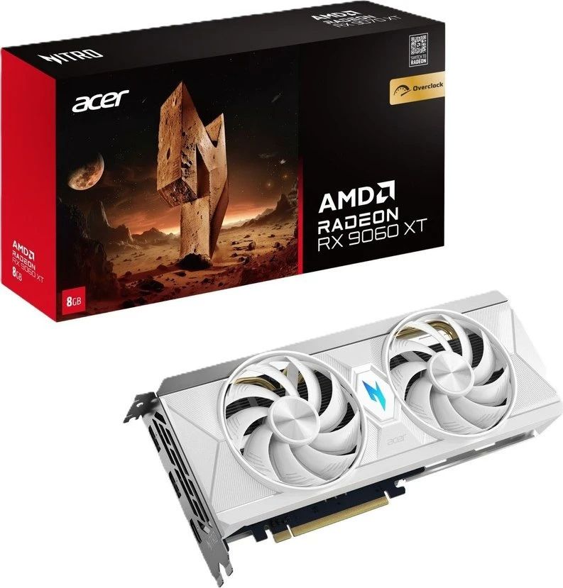 Acer RX9060 XT OC 8GB White