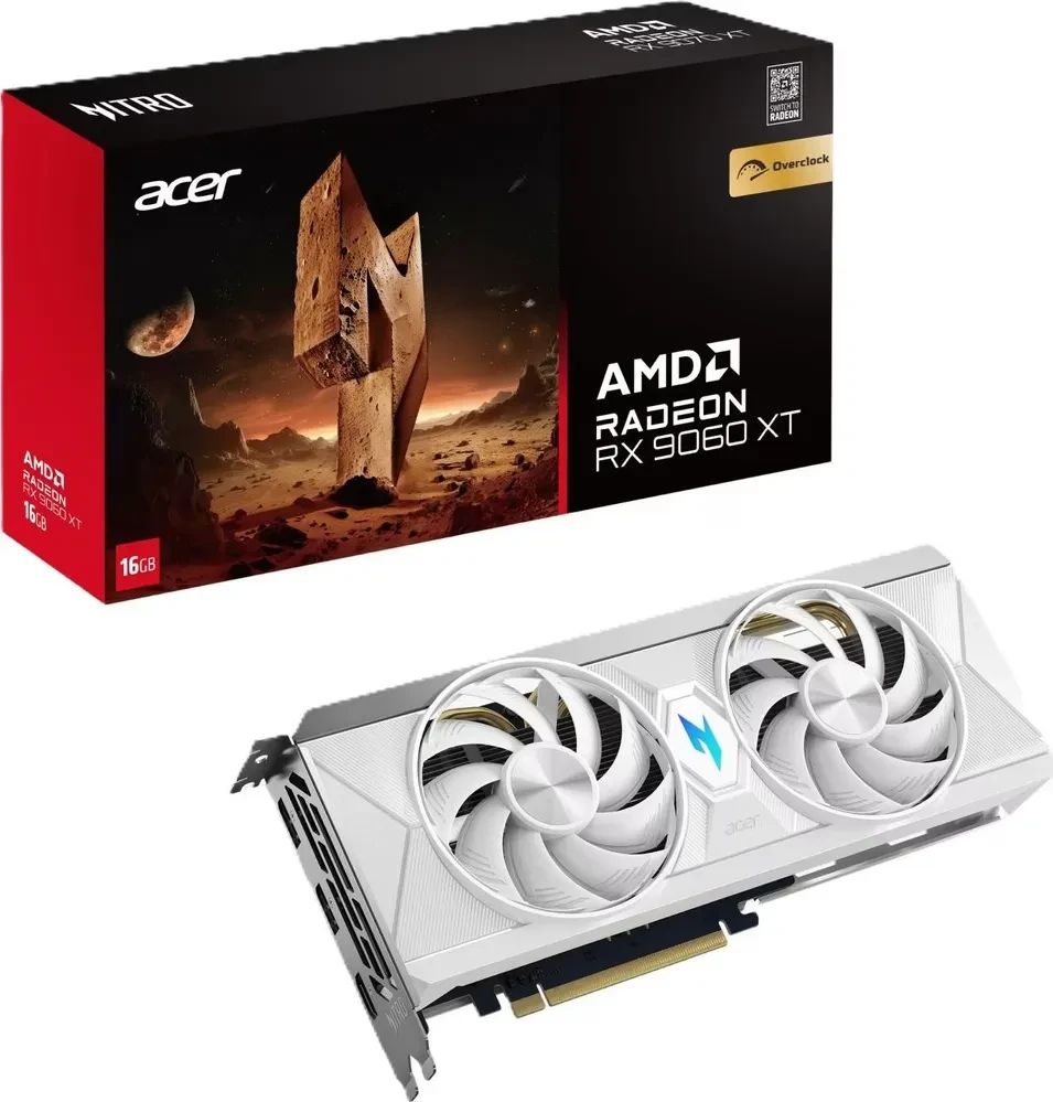 Acer RX9060 XT OC 16GB White