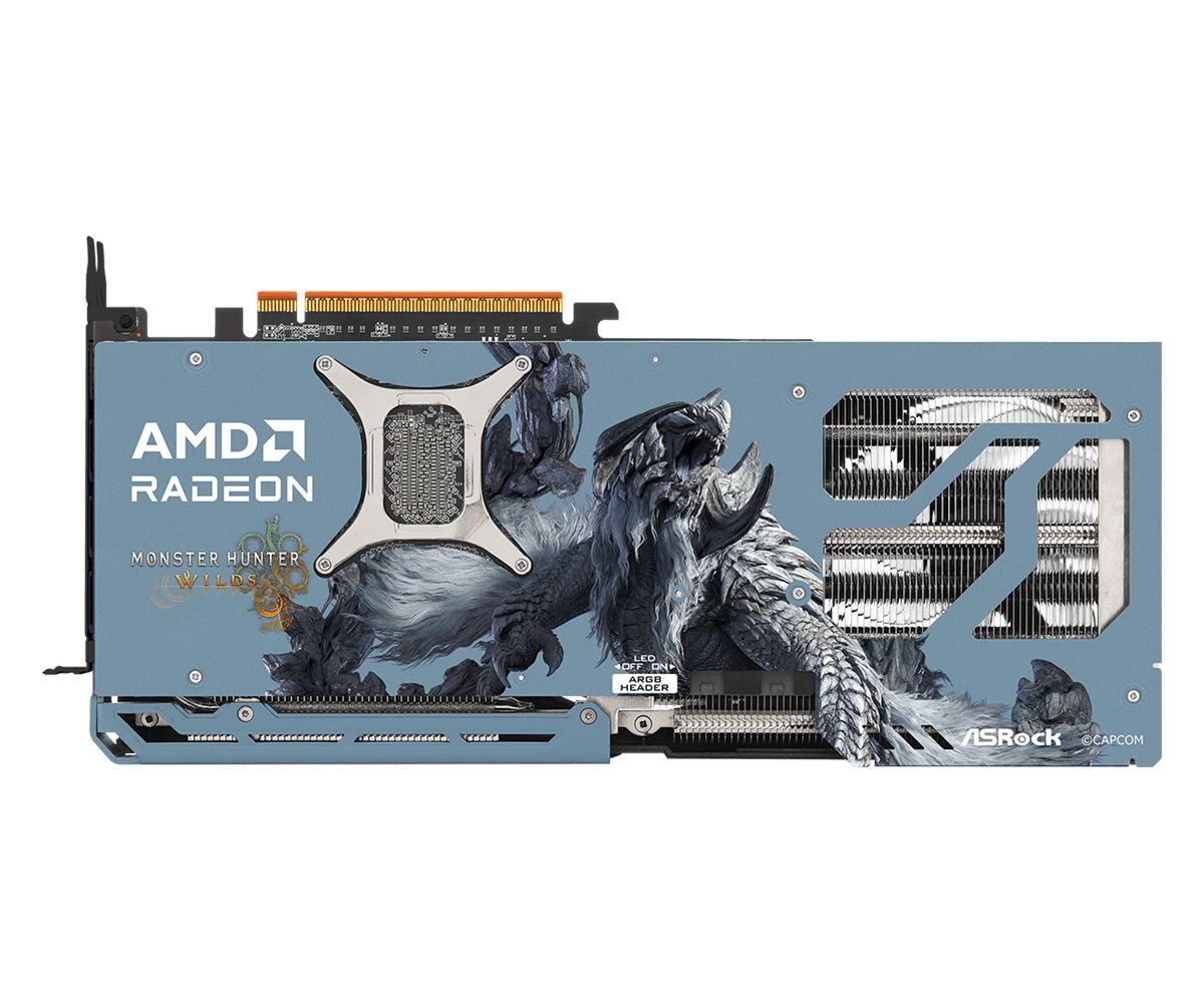 ASRock Radeon RX9070 XT Monster Hunter Wilds Edition 16GB
