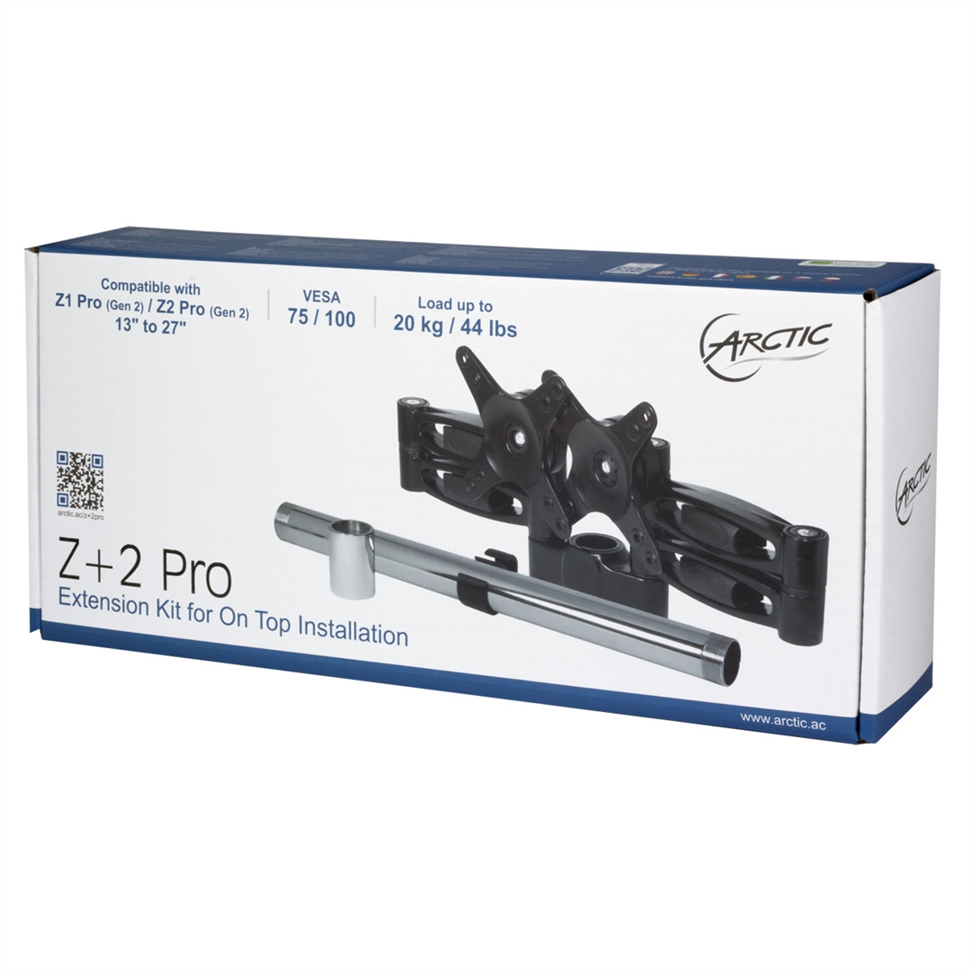 Arctic Z+2 Pro Extension Set for On-Top Mounting Black