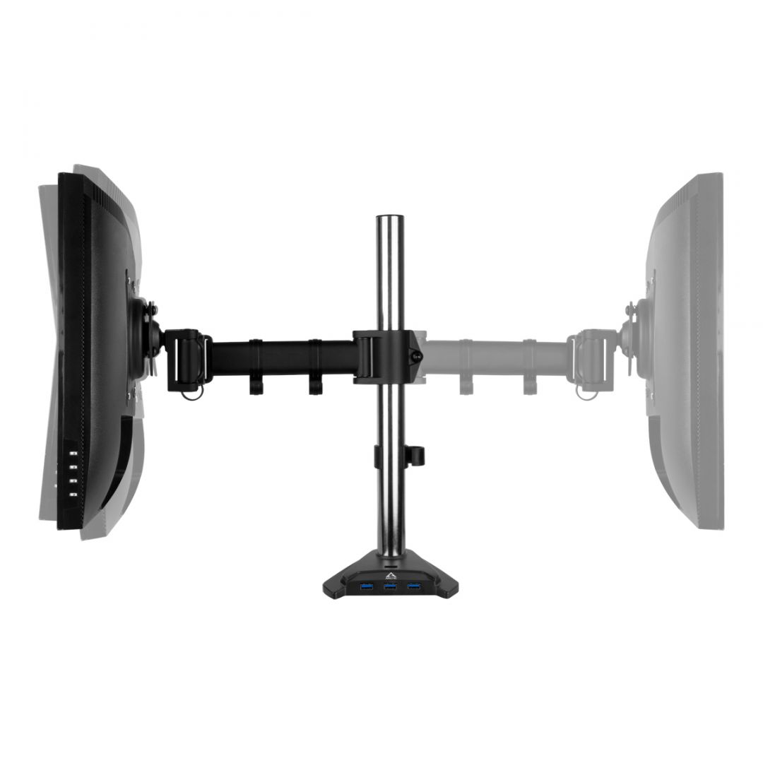 Arctic Z1 Pro Gen 3 Desk Mount Monitor Arm with SuperSpeed USB Hub Black
