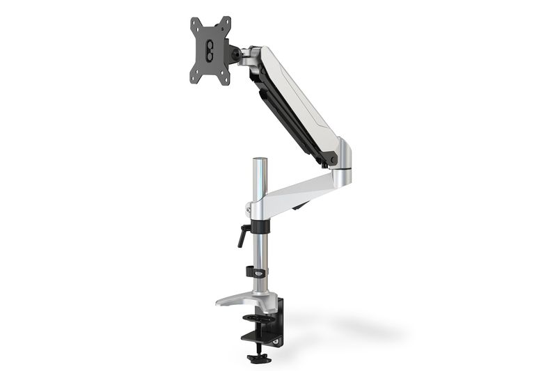 Digitus DA-90351 Universal Single Monitor Mount With Gas Spring And Table Fixture Silver
