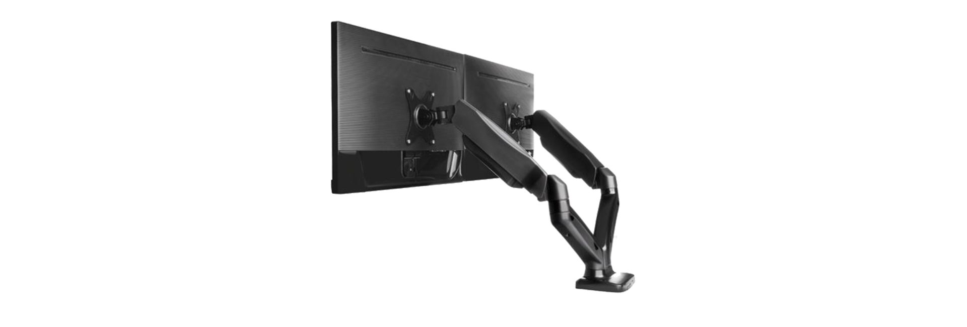 Raidsonic IcyBox IB-MS304-T Monitor Stand Table Support For Two Monitors Up To 27