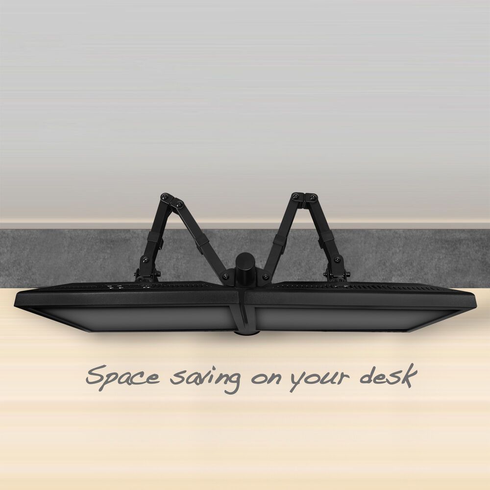 ACT AC8302 Monitor Desk Mount For 2 Monitors / Up to 35