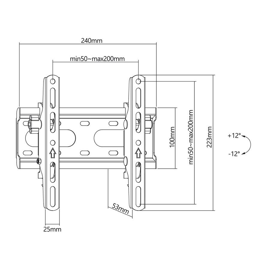 Stell SHO 4400 TV Wall Mount Fix 23