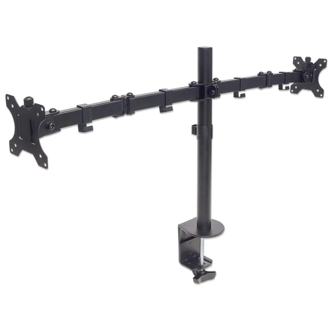 Manhattan Universal Dual Monitor Mount with Double-Link Swing Arms 13