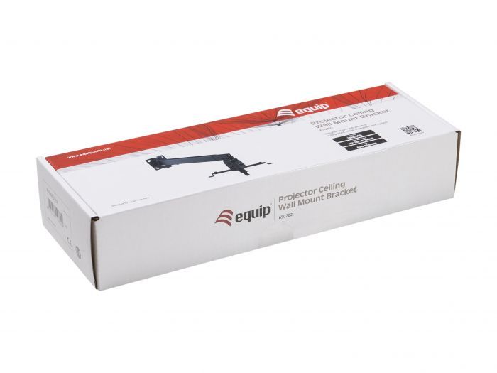 EQuip Projector Ceiling Wall Mount Bracket Black