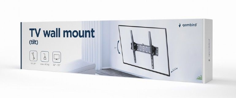 Gembird WM-55T-02 Tilt TV Wall Mount 32”-55