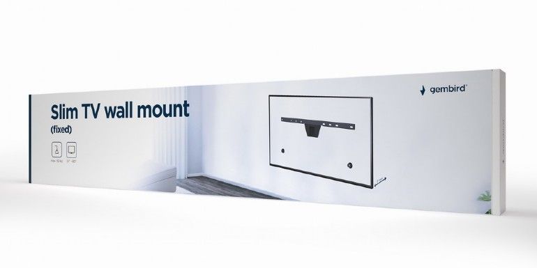 Gembird WM-S80F-01 Fixed Slim TV Wall Mount 37