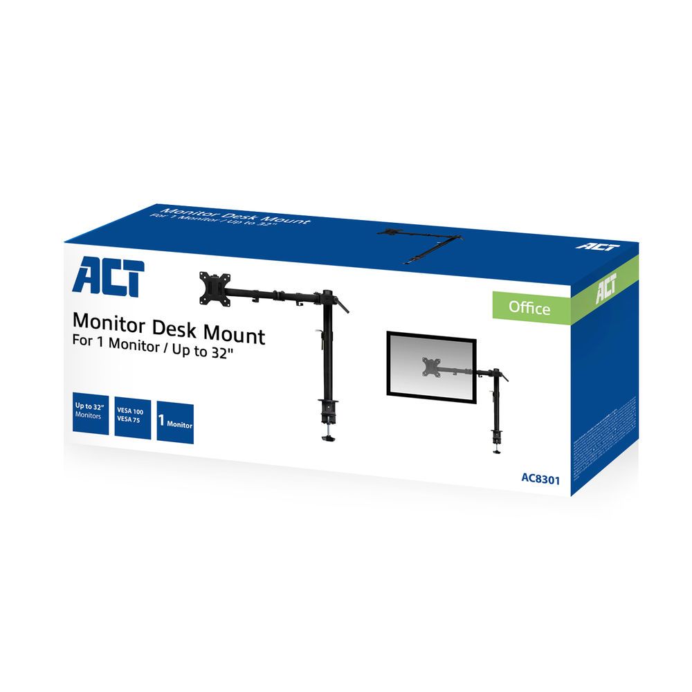 ACT AC8301 Single Monitor Arm 10