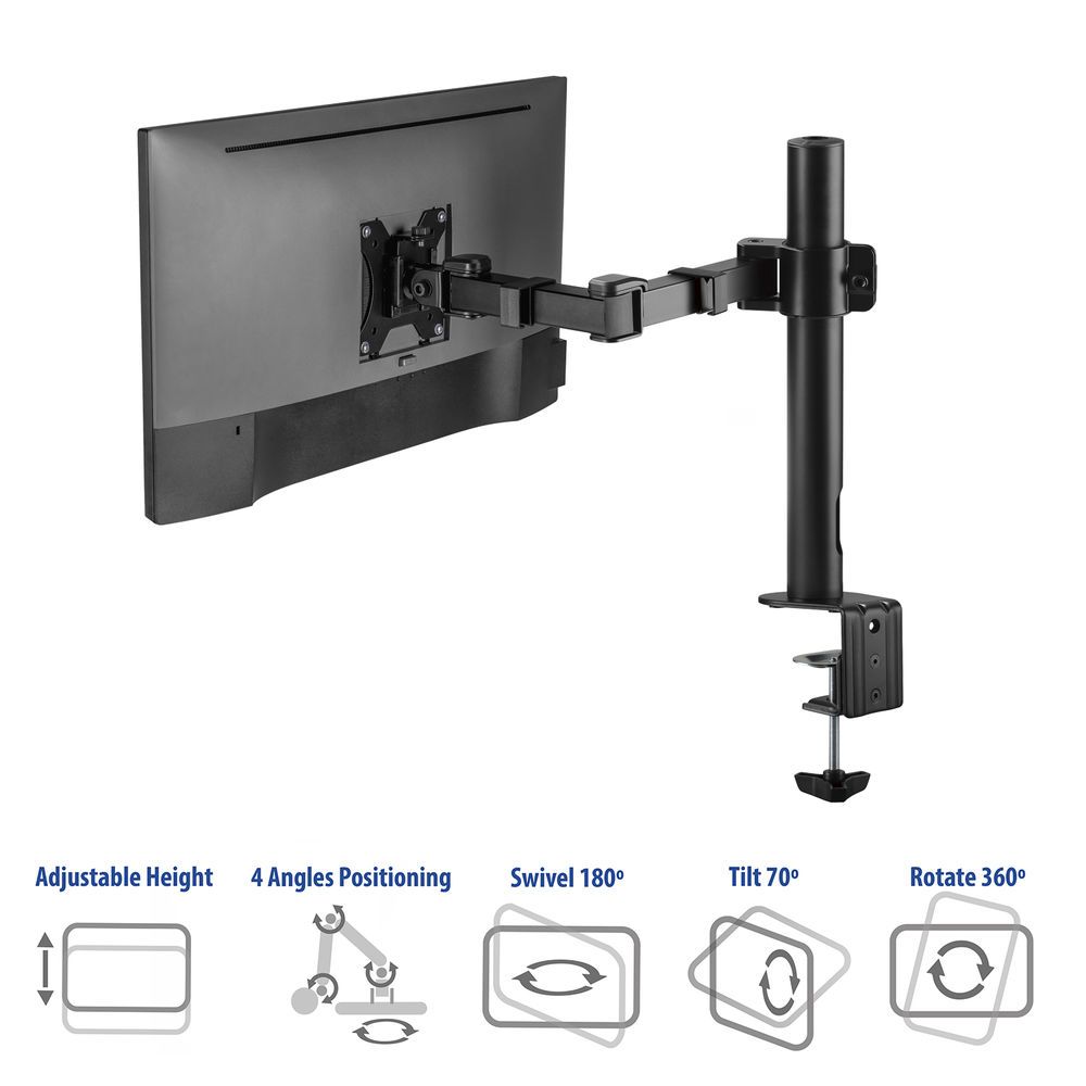 ACT AC8325 Single Monitor Arm Office Solid Pro 10