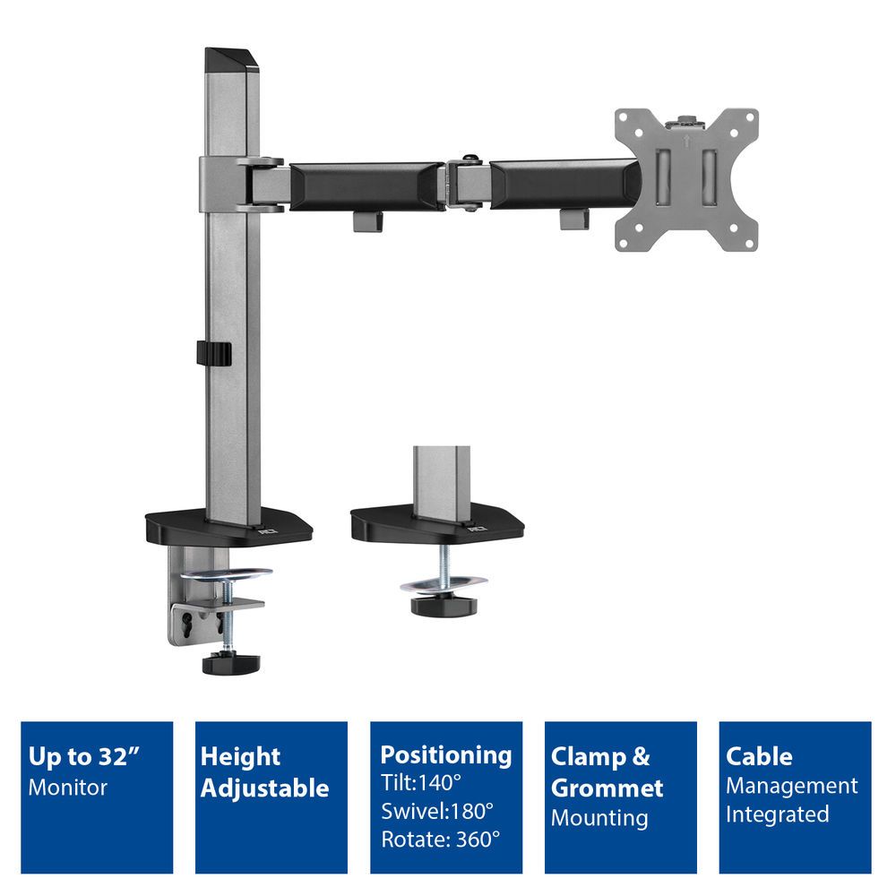 ACT AC8335 Single Monitor Arm Office 17