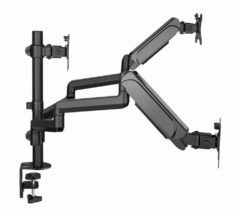 Gembird MA-DA3-01 Desk mounted adjustable mounting arm for 3 monitors full-motion 17