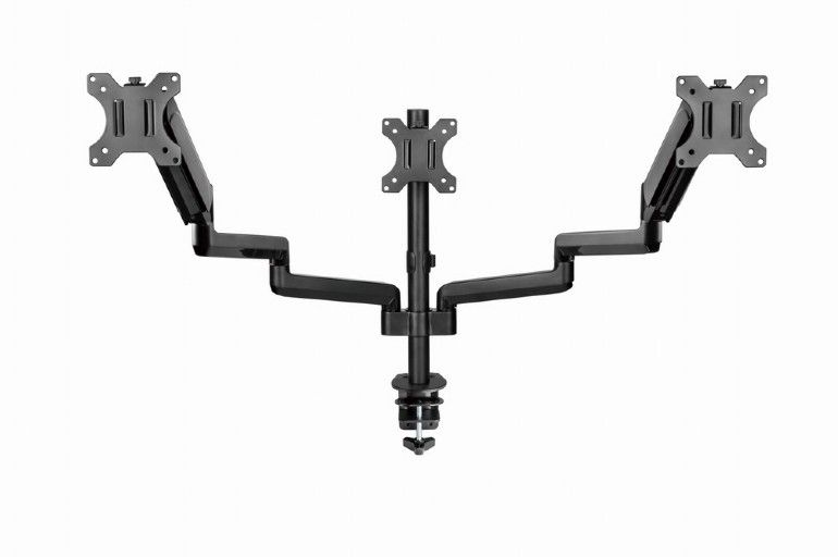 Gembird MA-DA3-01 Desk mounted adjustable mounting arm for 3 monitors full-motion 17