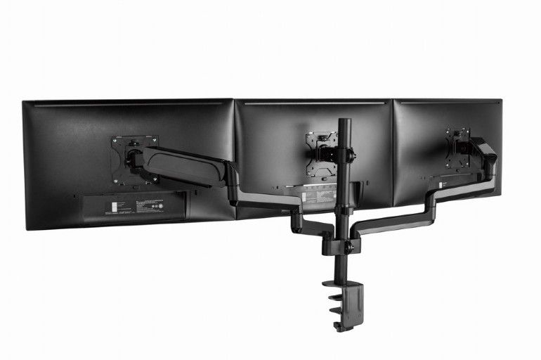 Gembird MA-DA3-01 Desk mounted adjustable mounting arm for 3 monitors full-motion 17