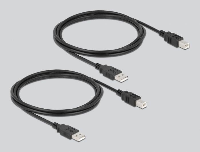 DeLock USB 2.0 Switch 4 PC to 1 device Black