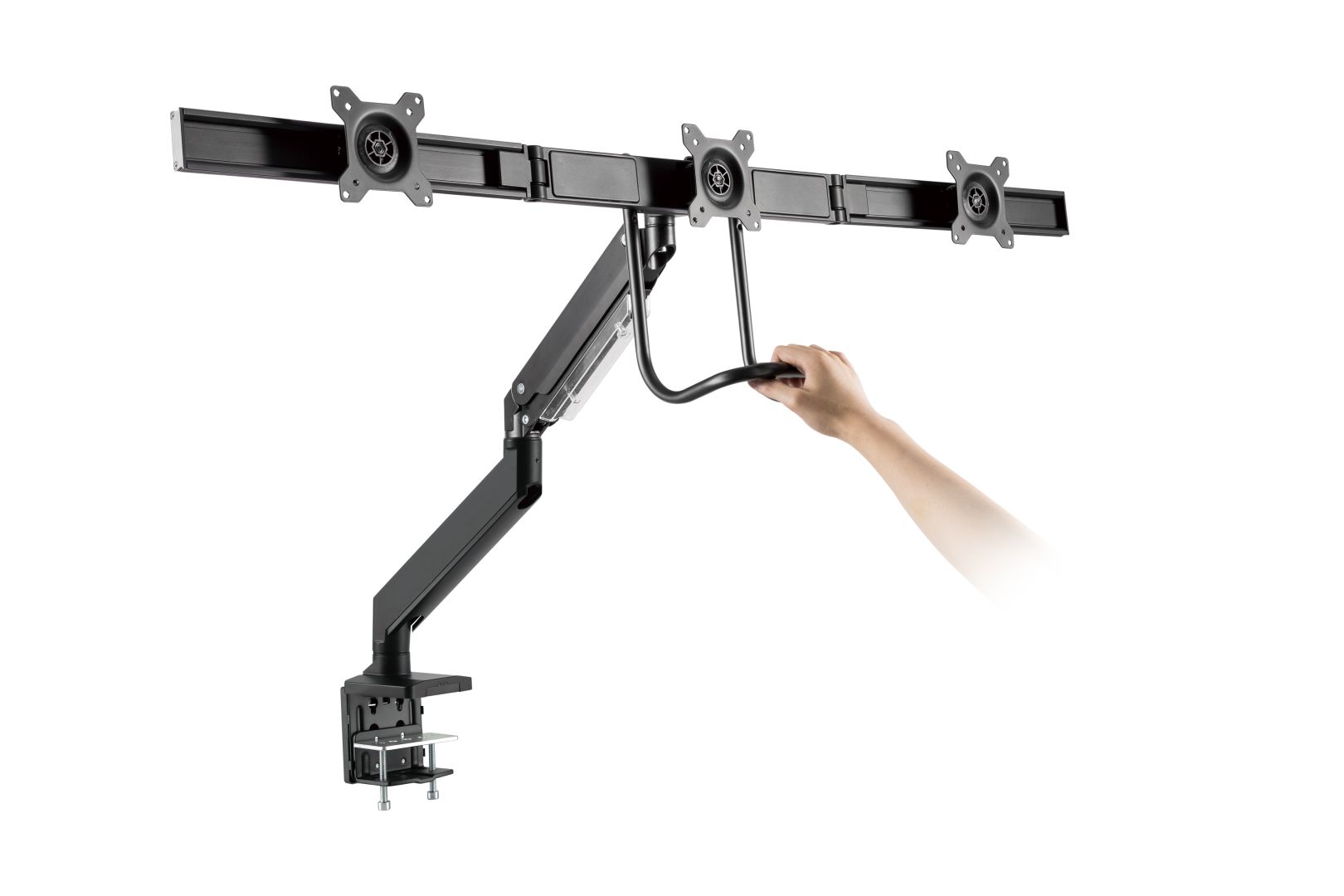 Gembird MA-DA3-03 Desk mounted adjustable monitor arm for 3 monitors 17