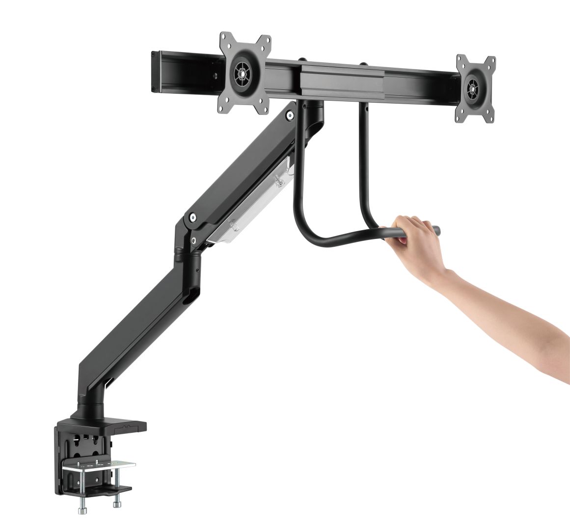 Gembird MA-DA2-04 Desk mounted adjustable monitor arm for 2 monitors 17