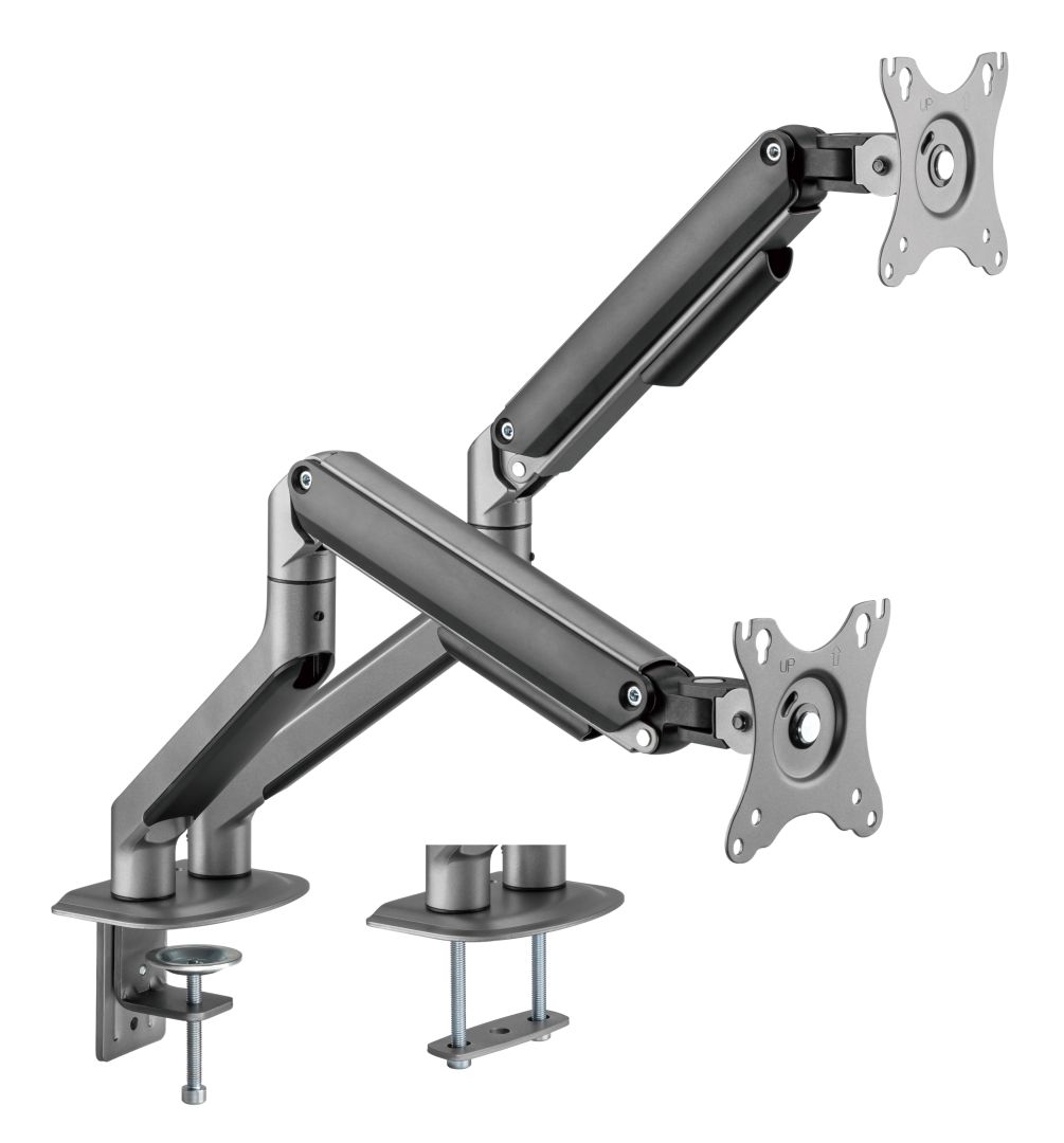 Gembird MA-DA2-05 Desk mounted adjustable double monitor arm 17