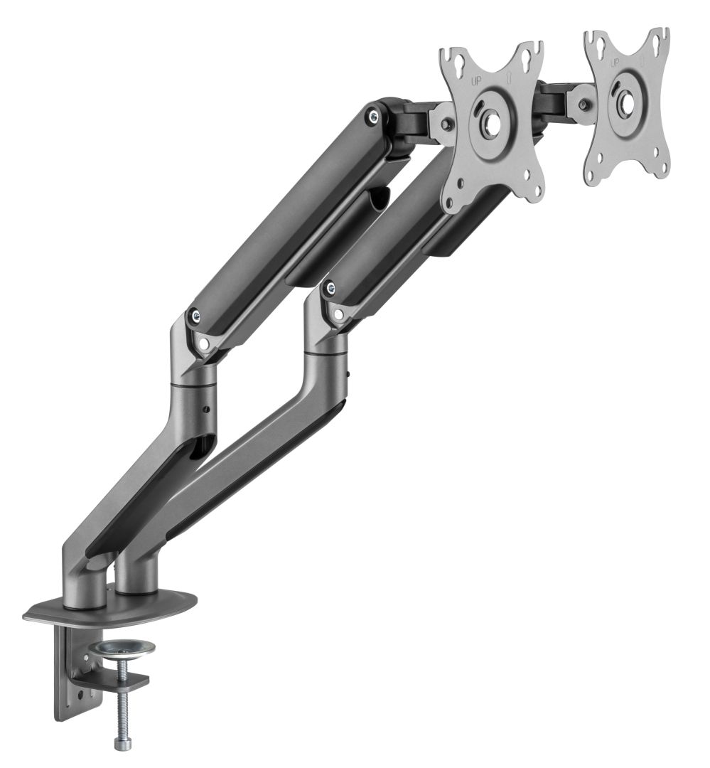 Gembird MA-DA2-05 Desk mounted adjustable double monitor arm 17