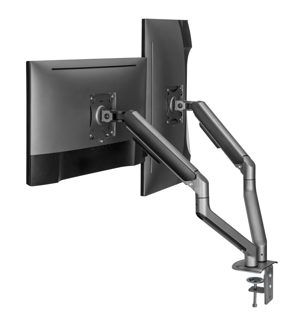 Gembird MA-DA2-05 Desk mounted adjustable double monitor arm 17