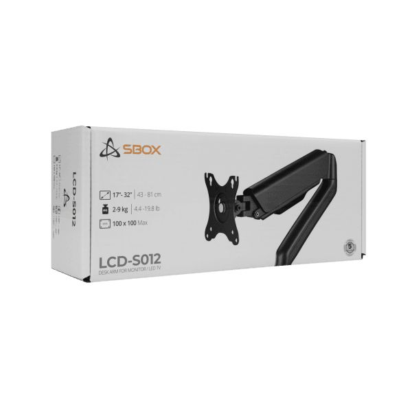 SBOX LCD-S012-2 desktop mount 17
