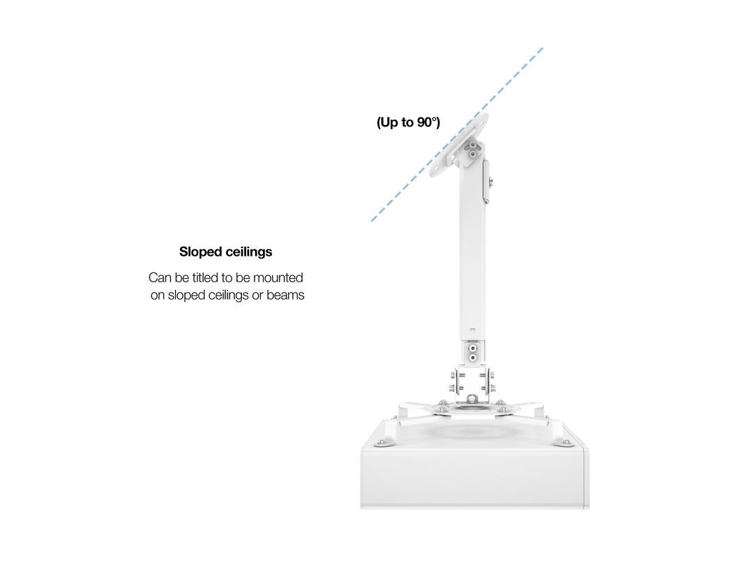 Multibrackets M Universal Projector Ceiling Mount I White