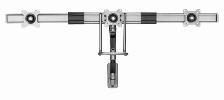 Gembird MA-WA3-01 Wall mounted adjustable monitor arm for 3 monitors 17