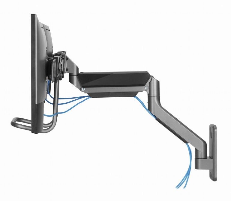 Gembird MA-WA3-01 Wall mounted adjustable monitor arm for 3 monitors 17