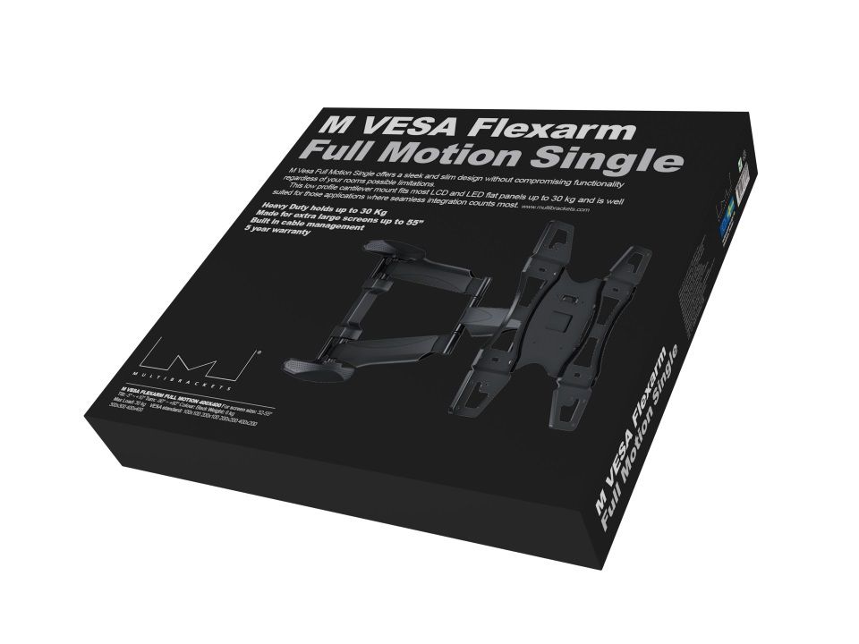 Multibrackets M VESA Flexarm Full Motion Single Portrait 400x600 32