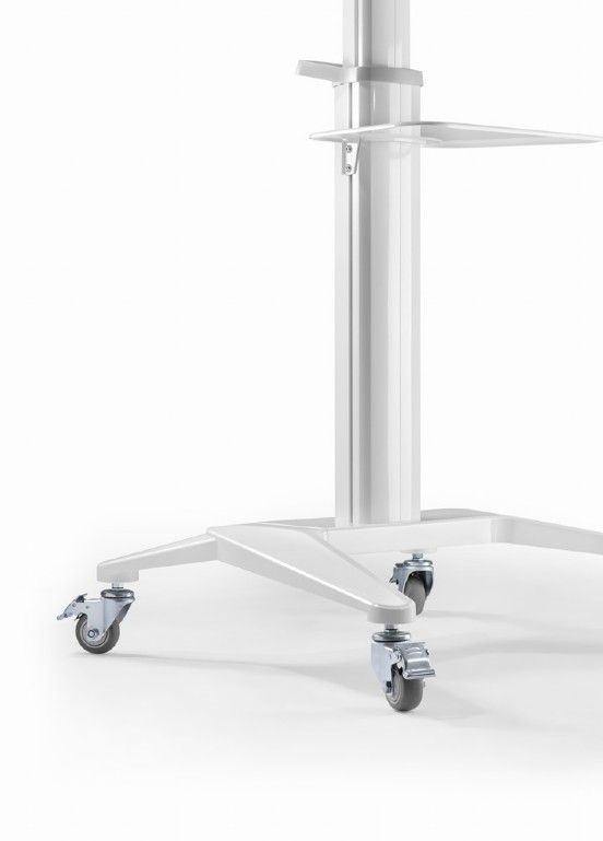 Gembird TVS-70T-02-W Aluminum TV floor stand with caster wheels 37
