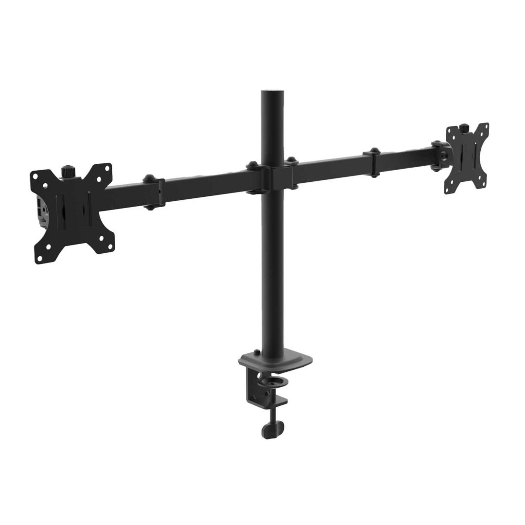 Akyga AK-MB-02 Dual Monitor Arm Double Desk Mount 2x10kg VESA 75x75mm / 100x100mm 15-32