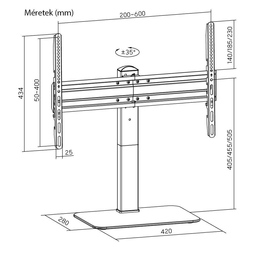 Stansson WM-3770 TV Wall mount 37